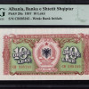 Albania 10 Leke 1957 P28a PMG67 EPQ