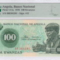 Angola 100 Kwanzas 11.11.1976 P111a PMG64 EPQ