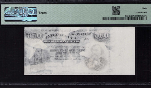 Argentina, Provincia de Buenos Aires 16 Centesimos Oro 1883 PS532p PMG60 NET