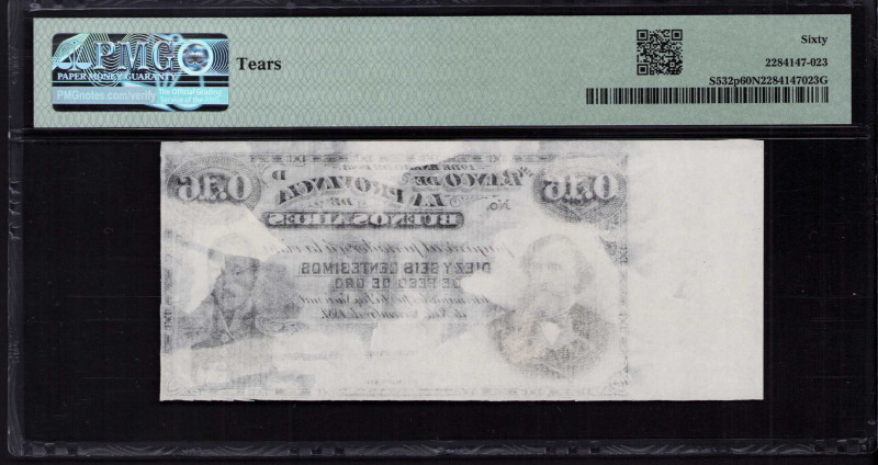 Argentina, Provincia de Buenos Aires 16 Centesimos Oro 1883 PS532p PMG60 NET Argentina, Provincia de Buenos Aires 16 Centesimos Oro 1883 PS532p PMG60 NET