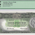Australia 1 Pound ND 1961 P34a PCGS65