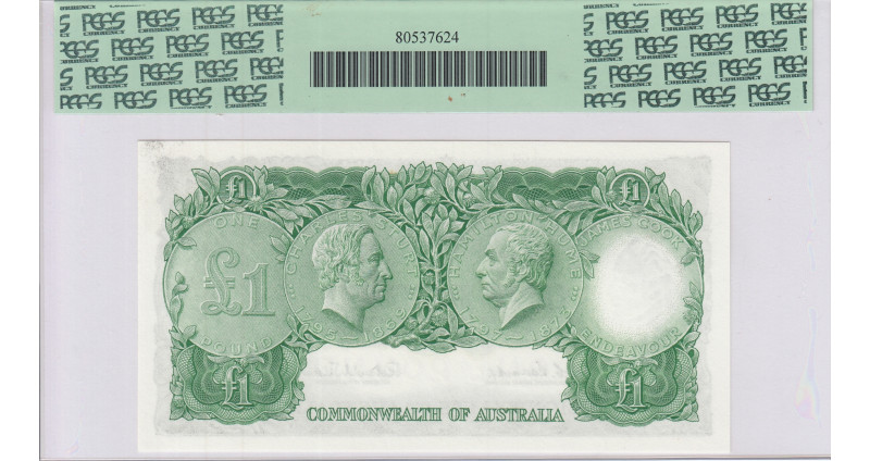 Australia 1 Pound ND 1961 P34a PCGS65 Australia 1 Pound ND 1961 P34a PCGS65