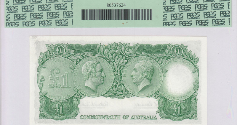 Australia 1 Pound ND 1961 P34a PCGS65 Australia 1 Pound ND 1961 P34a PCGS65