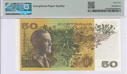 Australia 50 Dollars 1991 P47h PMG65 EPQ