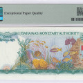 Bahamas 1 Dollar 1968 P27a PMG65 EPQ Bahamas 1 Dollar 1968 P27a PMG65 EPQ