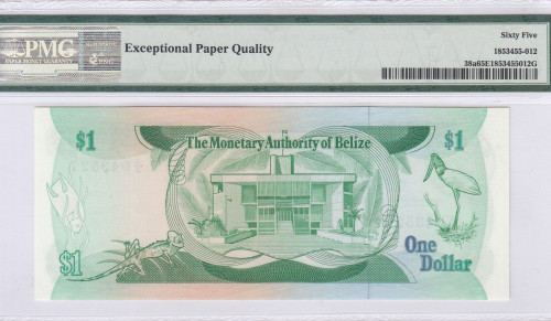 Belize 1 Dollar  1980 P38a PMG65 EPQ