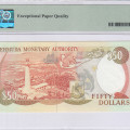 Bermuda 50 Dollars 1989 P38 PMG67 EPQ Bermuda 50 Dollars 1989 P38 PMG67 EPQ