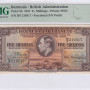Bermuda 5/- Shillings 1937 P8b PMG66 EPQ