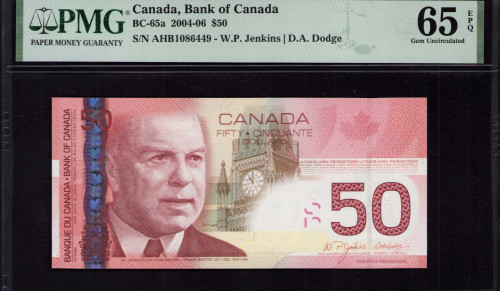Canada 50 Dollars 2004 P104a PMG65 EPQ