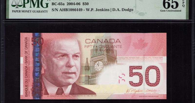 Canada 50 Dollars 2004 P104a PMG65 EPQ