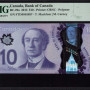 Canada 10 Dollars 2012-13 P107a PMG67 EPQ
