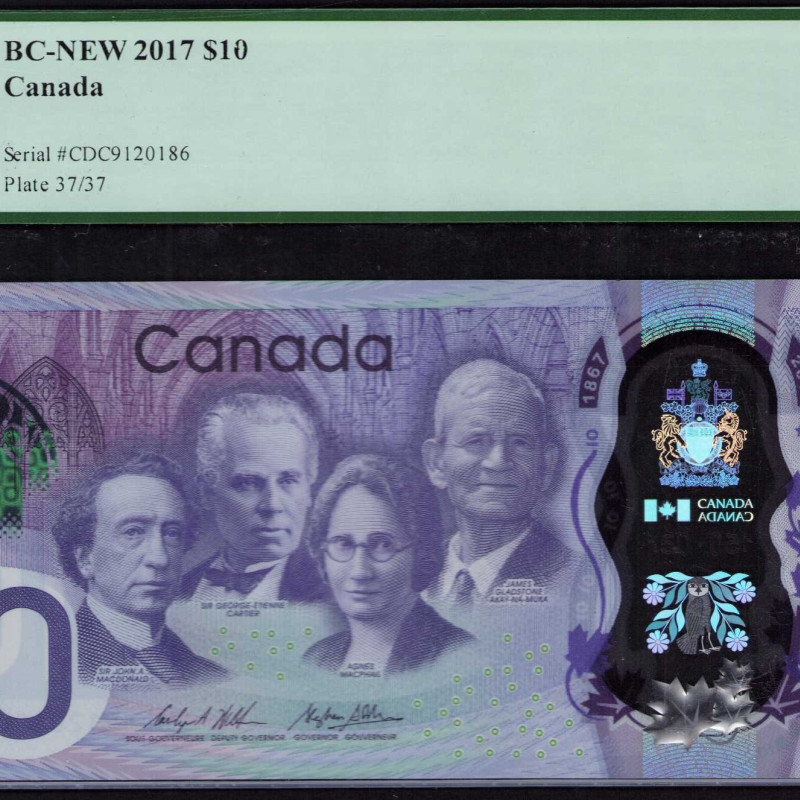 Canada 10 Dollars 2017 P112 PCGS67 EPQ "Commemorative"