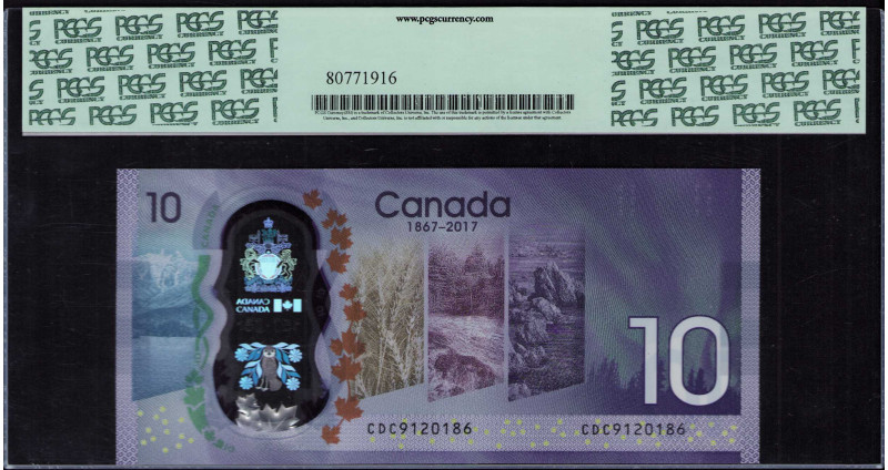 Canada 10 Dollars 2017 P112 PCGS67 EPQ Commemorative Canada 10 Dollars 2017 P112 PCGS67 EPQ Commemorative