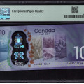 Canada 10 Dollars 2017 P112 PMG67 EPQ