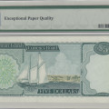 Cayman Island 5 Dollars 1971(1972) P2a PMG67 EPQ Cayman Island 5 Dollars 1971(1972) P2a PMG67 EPQ