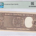 Chile  10 Pesos : 1 Condor ND 1958-59 P120 PMG65 EPQ