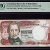 Colombia 500 Pesos Oro 12.10.1990 P431 PMG66 EPQ Colombia 500 Pesos Oro 12.10.1990 P431 PMG66 EPQ
