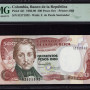 Colombia 500 Pesos Oro 12.10.1990 P431 PMG66 EPQ Colombia 500 Pesos Oro 12.10.1990 P431 PMG66 EPQ