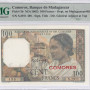 Comoros 100 Francs ND 1963 P3b PMG66 EPQ