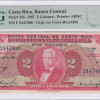Costa Rica 2 Colones 5.12.1967 P235 PMG58 EPQ