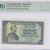 Czechoslovakia 20 Korun ND 1945 P61a PMG65 EPQ Czechoslovakia 20 Korun ND 1945 P61a PMG65 EPQ