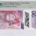 East Caribbean States 20 Dollars 2019 P57 PMG67 EPQ East Caribbean States 20 Dollars 2019 P57 PMG67 EPQ