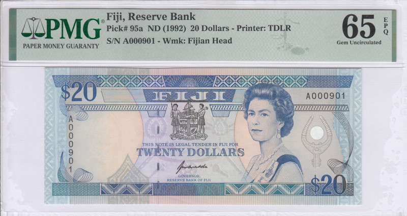 Fiji 20 Dollars1992 P95a PMG65 EPQ Fiji 20 Dollars1992 P95a PMG65 EPQ