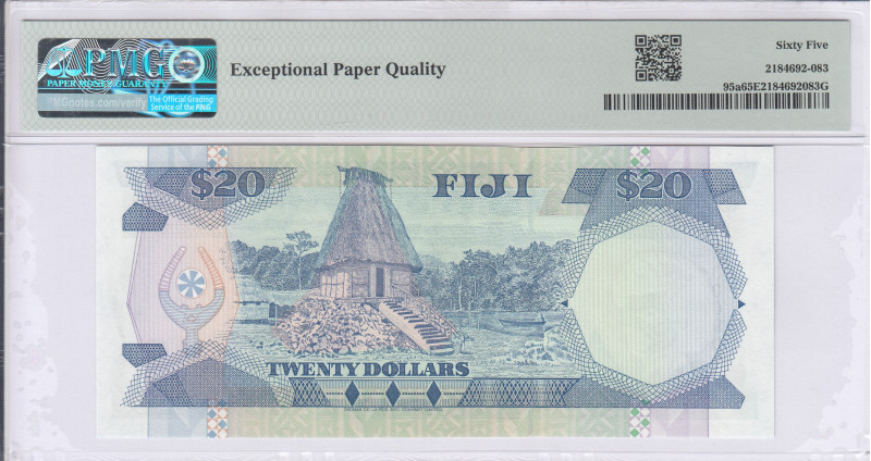 Fiji 20 Dollars1992 P95a PMG65 EPQ Fiji 20 Dollars1992 P95a PMG65 EPQ