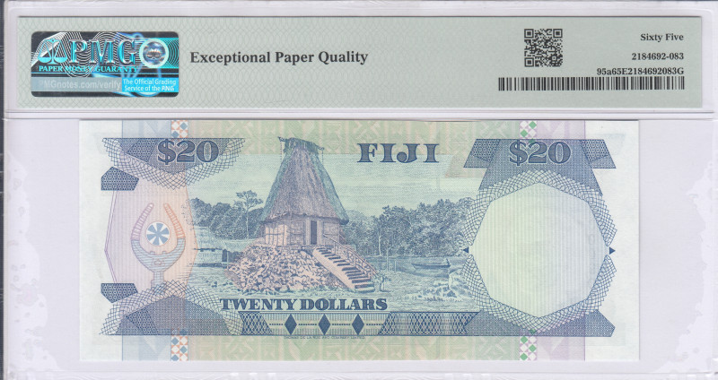 Fiji 20 Dollars1992 P95a PMG65 EPQ Fiji 20 Dollars1992 P95a PMG65 EPQ
