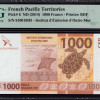 French Pacific Territories 1000 Francs 2014 P6 PMG66 EPQ French Pacific Territories 1000 Francs 2014 P6 PMG66 EPQ