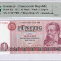 Germany - Democratic Republic 50 Mark 1971 P30a PMG65 EPQ Germany - Democratic Republic 50 Mark 1971 P30a PMG65 EPQ