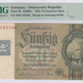 Germany - Democratic Republic 50 D.Mark 1948 P6b PMG66 EPQ Germany - Democratic Republic 50 D.Mark 1948 P6b PMG66 EPQ