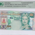Gibraltar 5 Pounds 2000 P29 PMG66 EPQ Gibraltar 5 Pounds 2000 P29 PMG66 EPQ