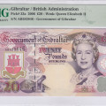 Gibraltar 20 Pounds 1.12.2006 P33a PMG67 EPQ Gibraltar 20 Pounds 1.12.2006 P33a PMG67 EPQ