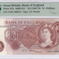 Great Britain 10/- Shillings ND1966-70 P373c PMG67 EPQ Great Britain 10/- Shillings ND1966-70 P373c PMG67 EPQ