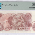 Great Britain 10/- Shillings ND1966-70 P373c PMG67 EPQ Great Britain 10/- Shillings ND1966-70 P373c PMG67 EPQ