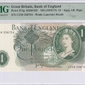 Great Britain 1 Pound ND(1966-70) P374g PMG65 EPQ Great Britain 1 Pound ND(1966-70) P374g PMG65 EPQ