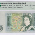 Great Britain 1 Pound 1981-84 P377b PMG67 EPQ Great Britain 1 Pound 1981-84 P377b PMG67 EPQ