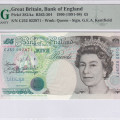 Great Britain 5 Pounds 1990 (ND 1991-98) P382Aa PMG66 EPQ Great Britain 5 Pounds 1990 (ND 1991-98) P382Aa PMG66 EPQ