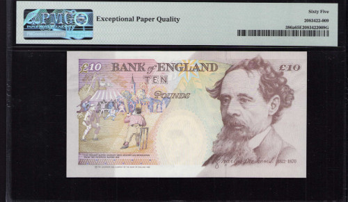 Great Britain 10 Pounds 1993 (ND 1993-2000) P386a PMG65 EPQ