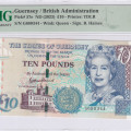 Guernsey 10 Pounds 2023 P57e PMG67 EPQ Guernsey 10 Pounds 2023 P57e PMG67 EPQ