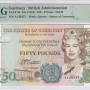 Guernsey 50 Pounds 1994 P59 PMG65 EPQ