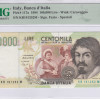 Italy 100,000 Lire 6.5.1994 P117a PMG65 EPQ Italy 100,000 Lire 6.5.1994 P117a PMG65 EPQ