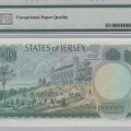 Jersey 10 Pounds 1976-88 P13a PMG64 EPQ Jersey 10 Pounds 1976-88 P13a PMG64 EPQ