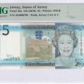 Jersey 5 Pound ND 2010 P33a PMG68 EPQ Jersey 5 Pound ND 2010 P33a PMG68 EPQ