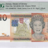 Jersey 10 Pound ND 2010 P34a PMG65 EPQ