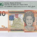 Jersey 10 Pound ND 2010 P34a PMG65 EPQ Jersey 10 Pound ND 2010 P34a PMG65 EPQ