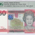 Jersey 50 Pound ND 2010 P36a PMG68 EPQ Jersey 50 Pound ND 2010 P36a PMG68 EPQ