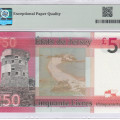 Jersey 50 Pound ND 2010 P36a PMG68 EPQ Jersey 50 Pound ND 2010 P36a PMG68 EPQ