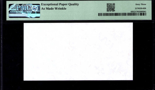 Kazakhstan / Banknote Factory (KAZ) 2008 PMG63 EPQ "Zero Value"